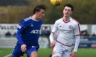 Luke Strachan in action for Brechin against Cove Ranger in 2020. Image: Kenny Elrick/DC Thomson