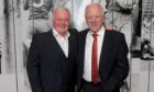 Craig Brown and Joe Harper at Pittodrie. Image Kath Flannery DCT media