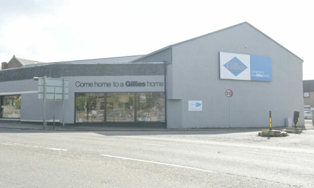 The Gillies furniture store in Inverness. Image: Sandy McCook/DC Thomson.