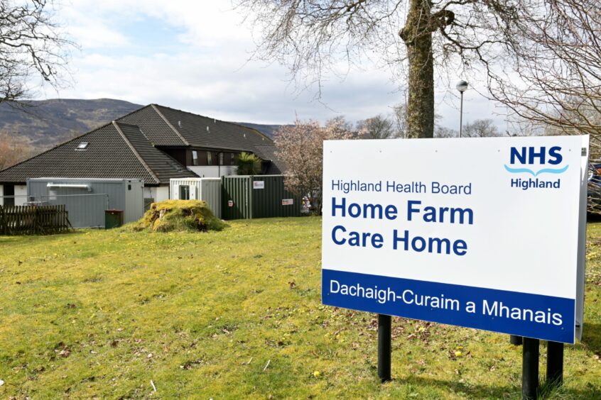 Home Farm care home on Skye that was owned by HC One during Covid. 