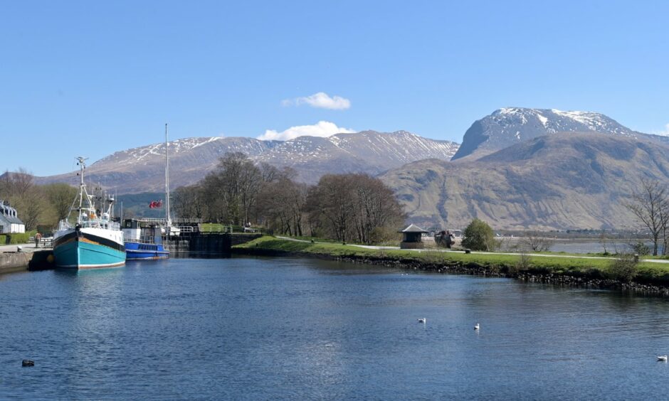 the Caledonian Canal. 