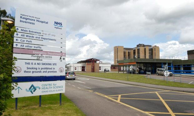 Raigmore Hospital Inverness.