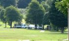 The Traveller's camp has appeated at Torvean Park in Inverness