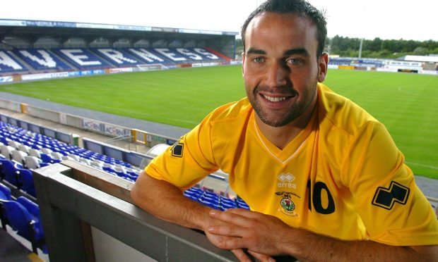 Former Caley Jags midfielder Richie Hart, pictured in 2006 at the Caledonian Stadium. Image: Sandy McCook/DC Thomson