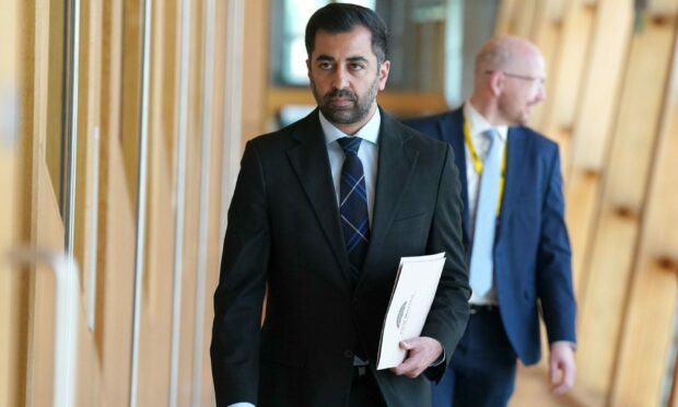 Humza Yousaf is facing pressure over the A9. Image: PA.
