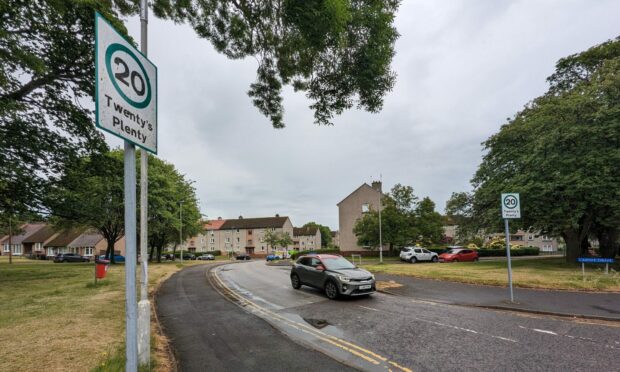 Carnie Drive, leading to the Ashgrove Children's Centre, is one of the roads in Aberdeen which could have a mandatory 20mph limit imposed. Image: Alastair Gossip/DC Thomson