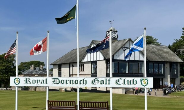 Royal Dornoch clubhouse. Image: Royal Dornoch golf club