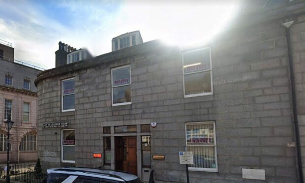 James and George Collie Solicitors, Aberdeen. Image: Google. Street View