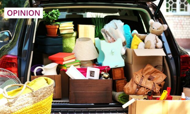 Moving home from university often involves an influx of belongings (Image: Africa Studio/Shutterstock)