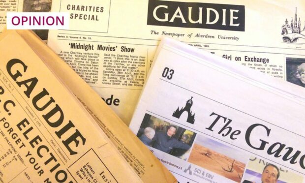 The Gaudie student newspaper was founded in 1934