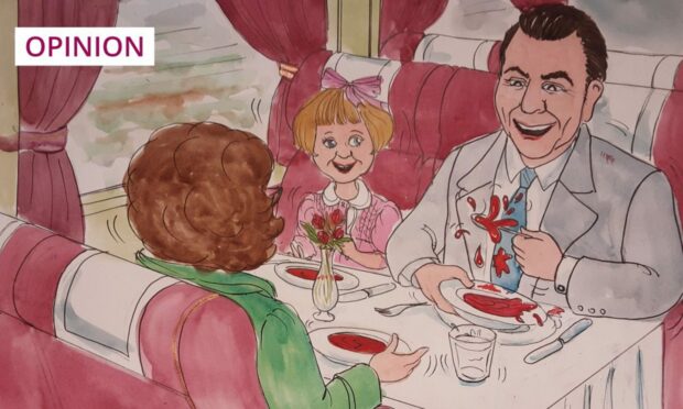 The glamour and excitement of the buffet car was hard to beat (Image: Helen Hepburn)