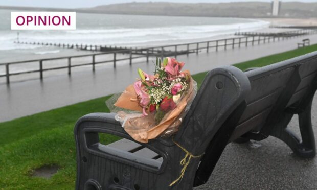 Memorial benches are a reminder of people who once lived.