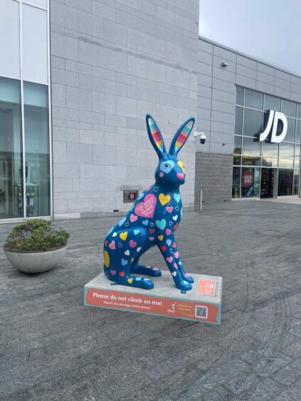 Some Bunny Loves You by Jessica Moorhouse at Union Square in Aberdeen.