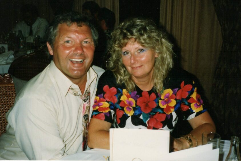 Adam and Betty, familiar faces over many years, at Blackburn's Leys Hotel.