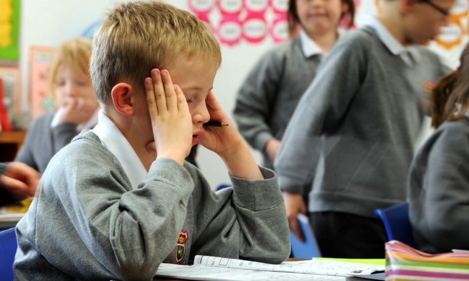 "Frustrated" parents could soon be facing the headache of two school runs in Aberdeen, as the city struggles to cope with the increased rolls. Image: Simon Walton/DC Thomson.