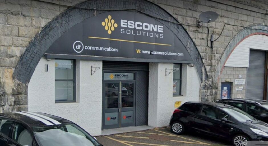 Escone's new premises in South College Street.