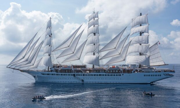 People will be able to catch a glimpse of Sea Cloud Spirit when it docks next year. Image: Sea Cloud
