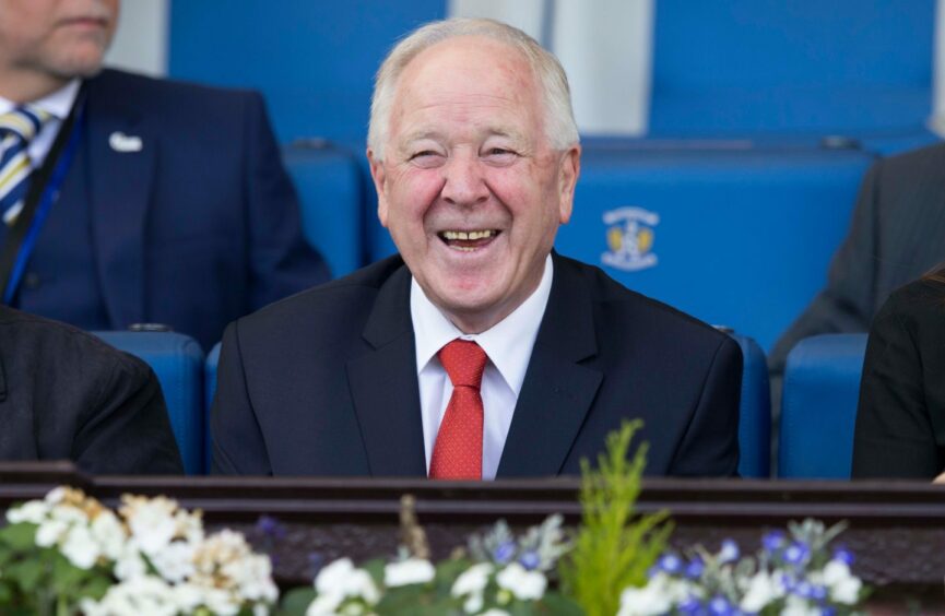 Former scotland manager Craig Brown at the Kilmarnock v Aberdeen game in 2019