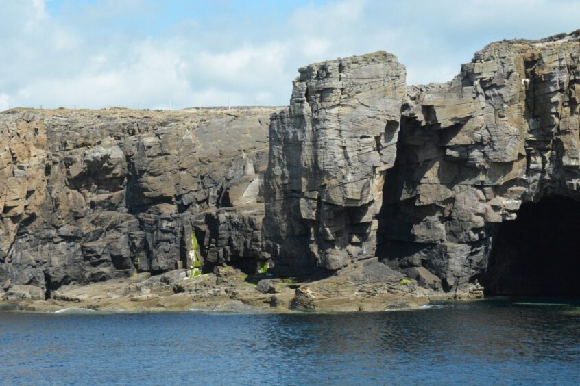 Yesnaby Cliffs where Louise Houghton fell.