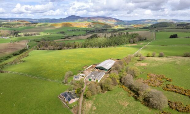 A quality mixed livestock farm on the Highland Fringe of Aberdeenshire with potential for woodland creation.