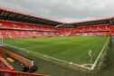 Charlton Athletic pitch, The Valley. Image: Toyin Oshodi/ProSports/Shutterstock .