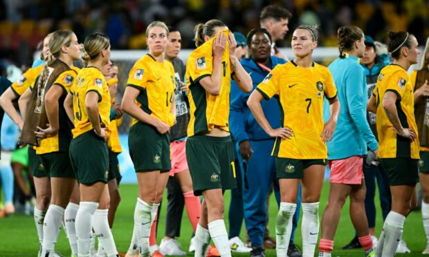 Australia looked dejected after their World Cup defeat to Nigeria