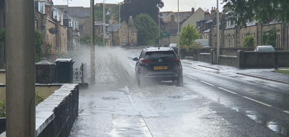 Rain is likely to lead to flooding on the roads, the Met Office has said. 