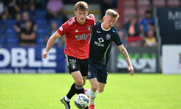 Kyle Turner, who was among a number of Ross County's new signings to feature in the 2-1 friendly defeat to Queen's Park.