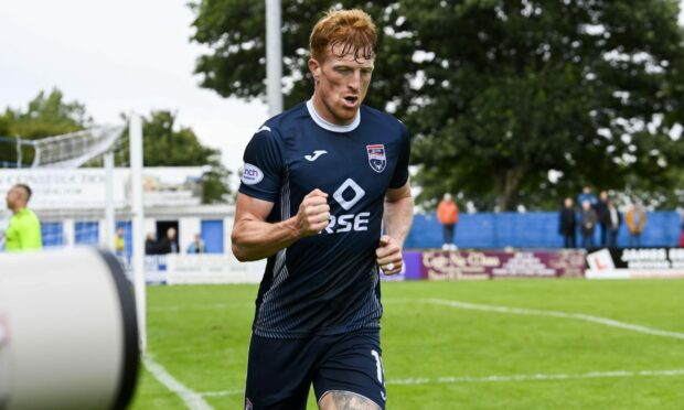 Ross County forward Simon Murray, who netted a hat-trick in the 5-1 win over Stranraer last week.