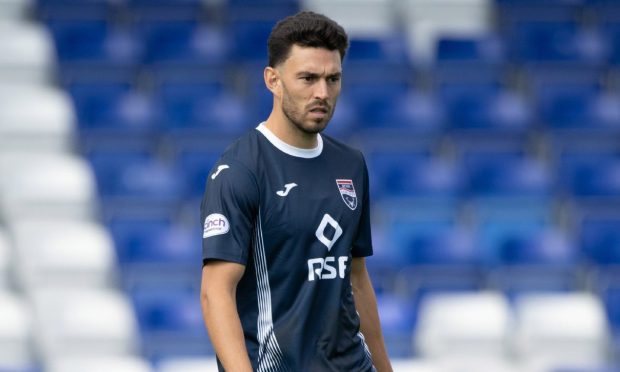 Will Nightingale in action for Ross County. Image: SNS