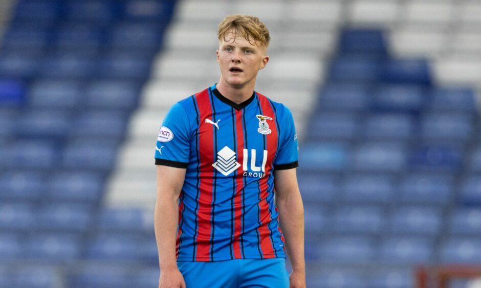 Caley Thistle's full-back Lewis Nicolson, who is now recovering from a knee injury.