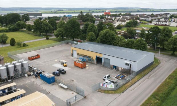 Ark's newly acquired industrial site in Invergordon.