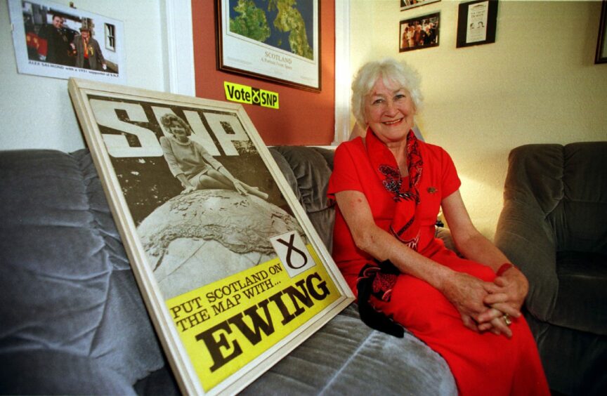 SNP veteran and MEP Winnie Ewing