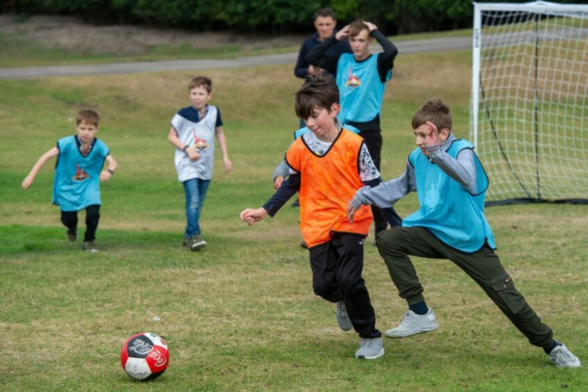 The city put on fun days out for Ukrainian school children who have resettled in Aberdeen since Russia's invasion of their home. Image: Aberdeen City Council