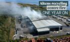 Firefighters were at the Altens recycling centre for six days. Image: DCT Media.