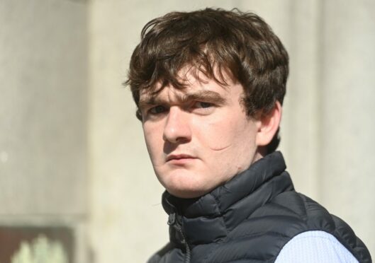 Max Hosie admitted assaulting police at Aberdeen Sheriff Court. Image: DC Thomson.