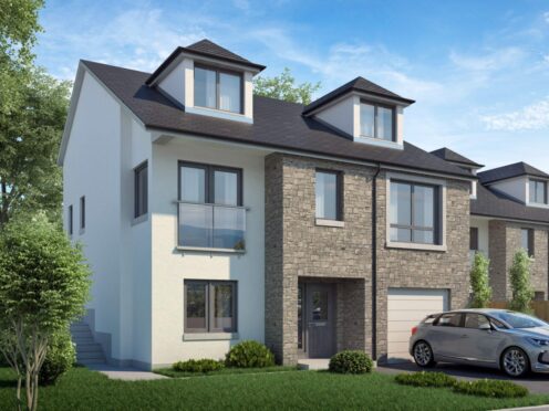 Calderwood, a new build home in Stonehaven near Aberdeenshire by GS Brown Construction.