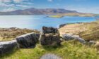 View out over the water on the beautiful island of Barra