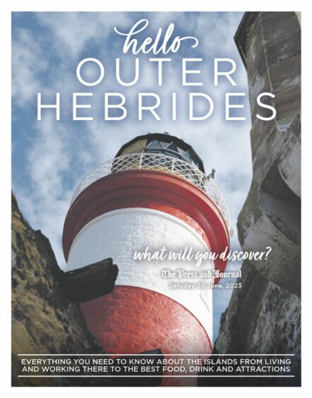 Front page of Hello Outer Hebrides supplement 