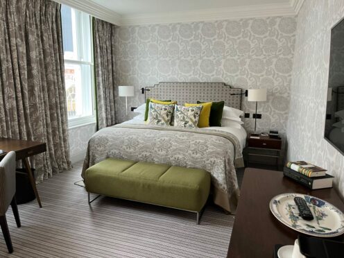 a premium bedroom at Brown's Hotel in London features a luxurious mattress from Glencraft in Aberdeen