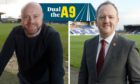 Steven Ferguson at Ross County and Scot Gardiner at Inverness Caley Thistle have backed the dual the A9 campaign.