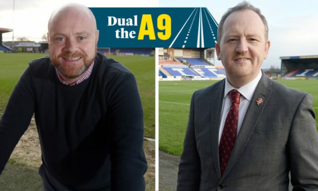 Steven Ferguson at Ross County and Scot Gardiner at Inverness Caley Thistle have backed the dual the A9 campaign.