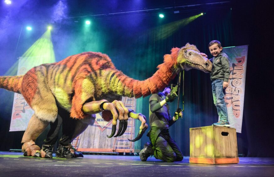 A Dinosaur World Live puppet that will be in Inverness