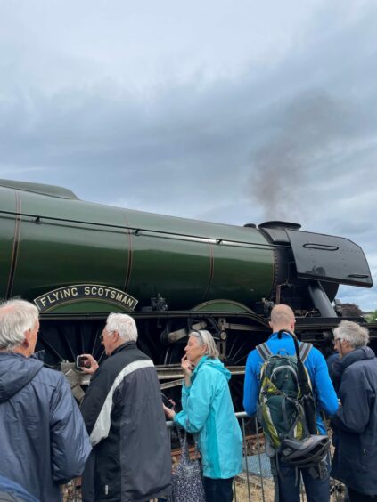The Flying Scotsman when she visited Aberdeen earlier this year. 