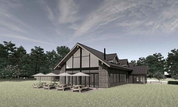 Artist impression of the proposed Deeside farm shop.