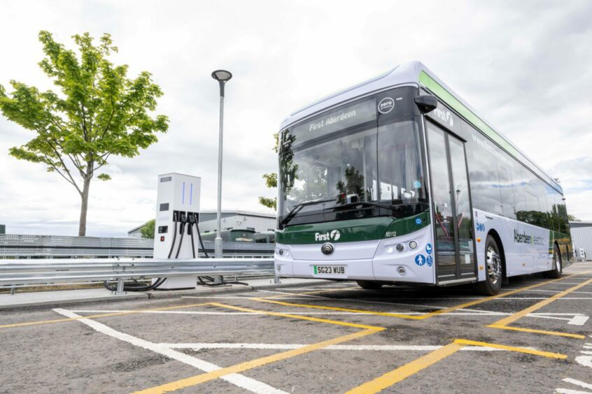 First Aberdeen has launched its new EVs into service.