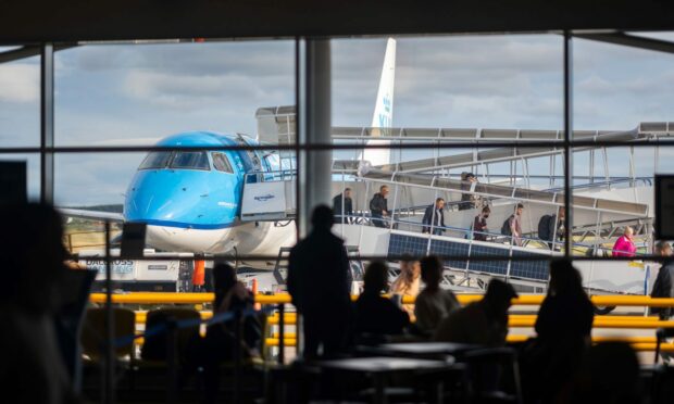Passenger numbers at Inverness Airport grew by 17.6% . Image: 3x1 Group