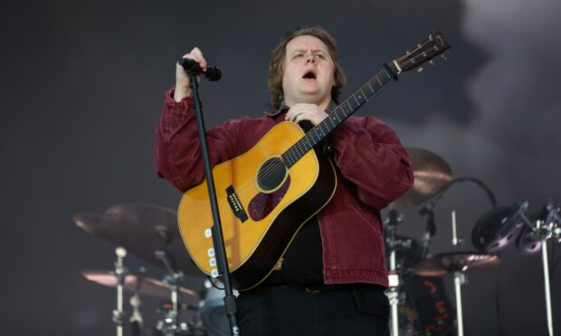 Lewis Capaldi sings at Dundee's Big Weekend this year. The singer said he will take a break because of mental health issues. Image: Kim Cessford/DC Thomson