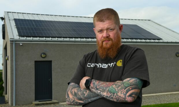 Michael Mahoney just wanted to save on his energy bills - not go through a solar panel installation nightmare.
Image: Kenny Elrick/DC Thomson