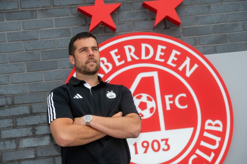 Aberdeen Women manager Clinton Lancaster.